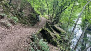 Befestigung am Fluss